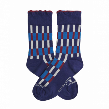 Calcetines JIMMY LION Evelina Kroon Blue Pattern