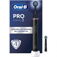 ORAL-B Cepillo Dientes Electrico Pro Series 3 Negro Tecnologia 3D , 3 Modos de Limpieza