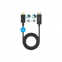 PACIFICO Cable Displayport a HDMI 1.8M NP-HD1383 Negro