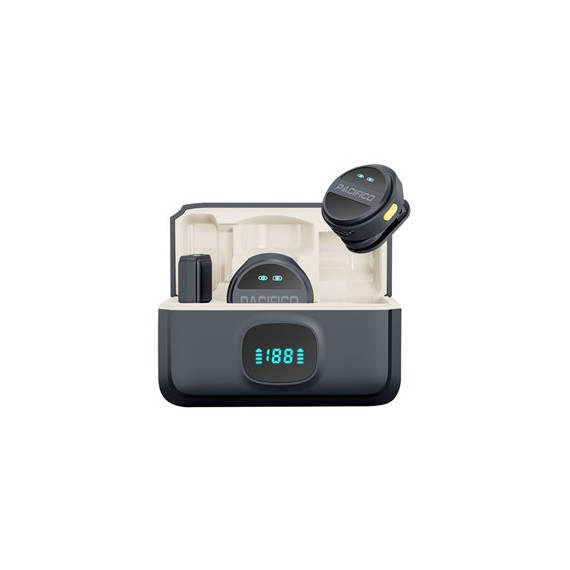 PACIFICO Microfono Inalambrico Duo Redondo con Anc Conector Tipo C/lightning NP-J1935