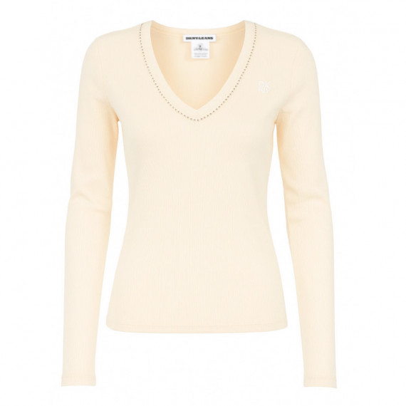 Camiseta  Rhinestone  DKNY