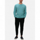 Polo RALPH LAUREN - Ls Driver Cn-long Sleeve-pullover - Deep Seafoam - 710775885511/DEEP Seafoam