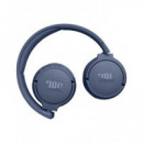 JBL Auricular de Casco BLUETOOTH Tune 670NC Bt Azul Manos Libres,cancelacion de Ruido