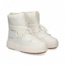 Botin Presky Acolchada Nylon Blanco  MOON BOOT