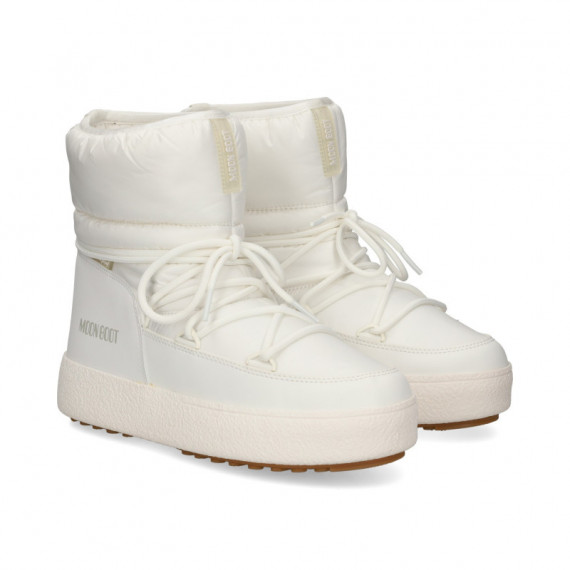 Botin Presky Acolchada Nylon Blanco  MOON BOOT