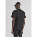 Camiseta Regular Fit en Jersey de Algodón con Estampado Fotográfico de ANTONY MORATO