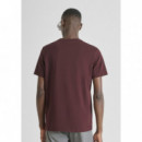 Camiseta Regular Fit de Punto de Algodón con Logotipo Estampado de ANTONY MORATO