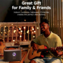 IKARAO Shell S2 Altavoz Karaoke Recargable con Pantalla 8" 140W y 2 Micros