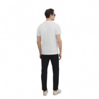 124603 Camisetas SILBON Hombre Minilogo Blanco