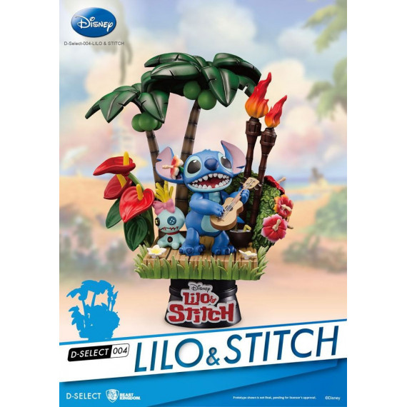Diorama Figura Stitch PVC D-stage Disney 14CM  BEAST KINGDOM TOYS