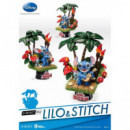 Diorama Figura Stitch PVC D-stage Disney 14CM  BEAST KINGDOM TOYS