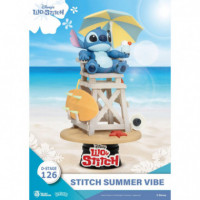 Diorama Figura Stitch Tiempo de Verano Disney 16CM  BEAST KINGDOM TOYS