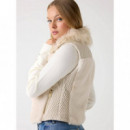 Sl Amari Faux Fur Ve Lovers Beach Multi  GUESS