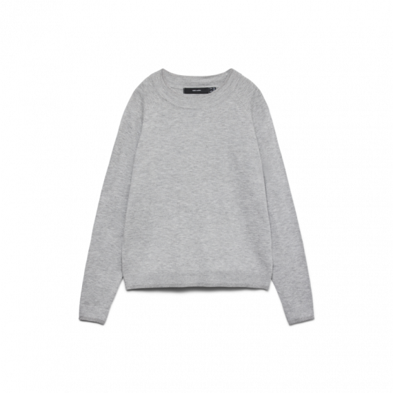 Jerséis y Sudaderas Jersey VERO MODA Happiness Gris Claro Melange Silver Lurex