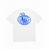 Camisetas Hombre Camiseta LAST RESORT AB Atlas Monogram White Reflex Blue
