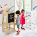 Prema 3 en 1 Torre Aprendizaje y Mesa Natural  MONTESSORI 509CREW