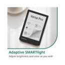 POCKETBOOK Libro Electronico Verse Pro  6" 16GB,BLUETOOTH,SMARTLIGHT,ROJO