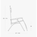 Sillón Relax R Clip- Plegable- Color Seigle- LAFUMA Mobilier®