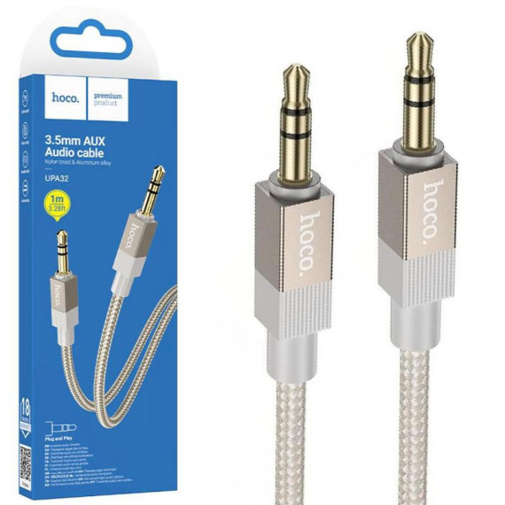 HOCO UPA32 Cable Auxiliar 3.5MM Dorado