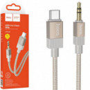 HOCO UPA32B Cable Usb-c a Jack 3.5MM Dorado