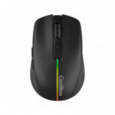 COOLBOX COO-MOU-W01-B Ratón Inalámbrico Recargable