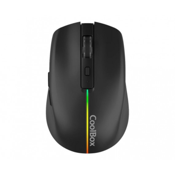 COOLBOX COO-MOU-W01-B Ratón Inalámbrico Recargable