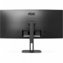 AOC CU34V5C/BK Monitor 34" Wqhd Curvo Usb-c