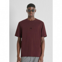 Camiseta Relaxed Fit en Jersey de Algodón con Mini Logo de ANTONY MORATO
