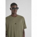 Camiseta Relaxed Fit en Jersey de Algodón con Mini Logo de ANTONY MORATO