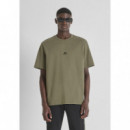 Camiseta Relaxed Fit en Jersey de Algodón con Mini Logo de ANTONY MORATO