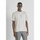 Camiseta Relaxed Fit en Jersey de Algodón con Mini Logo de ANTONY MORATO