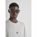 Camiseta Relaxed Fit en Jersey de Algodón con Mini Logo de ANTONY MORATO