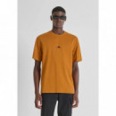 Camiseta Relaxed Fit en Jersey de Algodón con Mini Logo de ANTONY MORATO