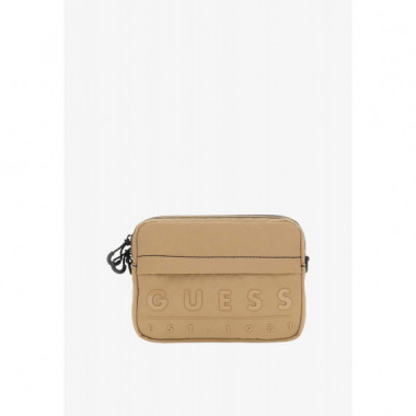 Sondrio Camera Bag W Frt Zip Taupe  GUESS