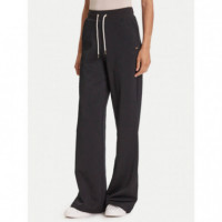 3D Peony Wide Leng Pants Peony M Black  GUESS