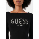 Ls Neva Hotfix Logo Body Jet Black A996  GUESS