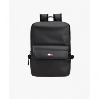 Tjm Elevated Pu Backpack Black  TOMMY HILFIGER