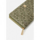 Th Icon Lrg Za Mono Print Green Mix  TOMMY HILFIGER