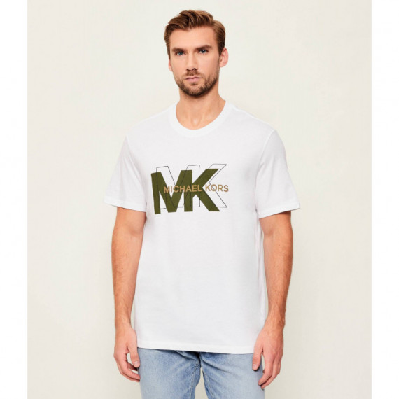 Mixed Logo Tee White  MICHAEL KORS