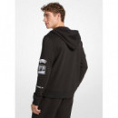 Fleece Ski Hood Black  MICHAEL KORS