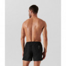 Karl Logo Short Boardshorts Black  KARL LAGERFELD