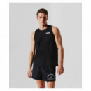 Karl Logo Tank Top Black  KARL LAGERFELD