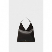 Klj Geo Leather Tote Black  KARL LAGERFELD