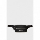 Klj Essential Grainy Pu Bumbag Black  KARL LAGERFELD