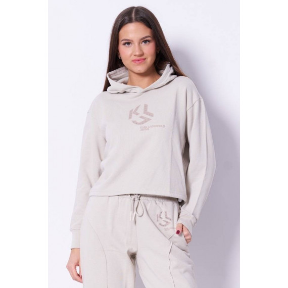 Klj Reg Studded Hoodie Moonstruck  KARL LAGERFELD