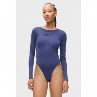 Klj Washed Body Skipper Blue  KARL LAGERFELD