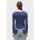 Klj Washed Body Skipper Blue  KARL LAGERFELD