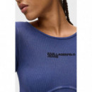 Klj Washed Body Skipper Blue  KARL LAGERFELD