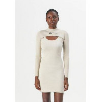 Klj Cut Out Knit Dress Moonstruck  KARL LAGERFELD