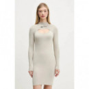 Klj Cut Out Knit Dress Moonstruck  KARL LAGERFELD